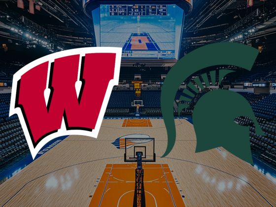 Wisconsin Badgers at Michigan State Spartans Basketball